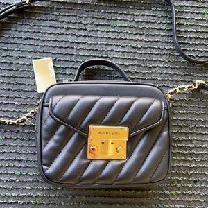 Michael Kors Small Rose Top Handle Leather Satchel